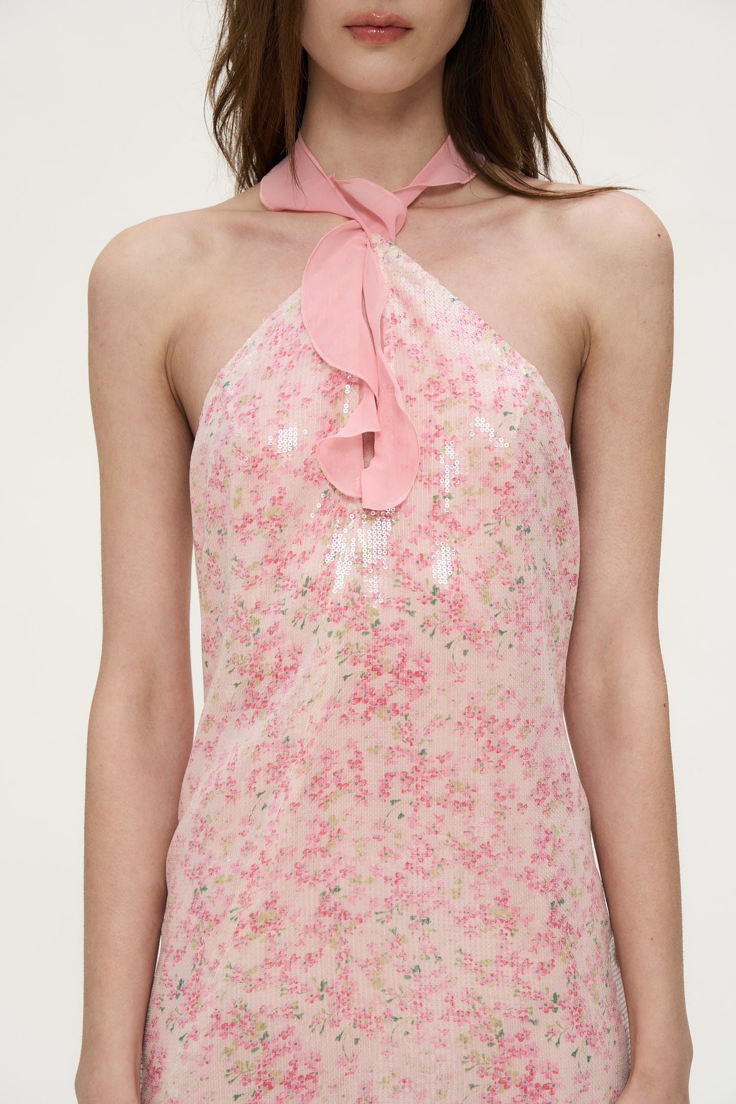 Blair Sequin Mini Dress in Pink