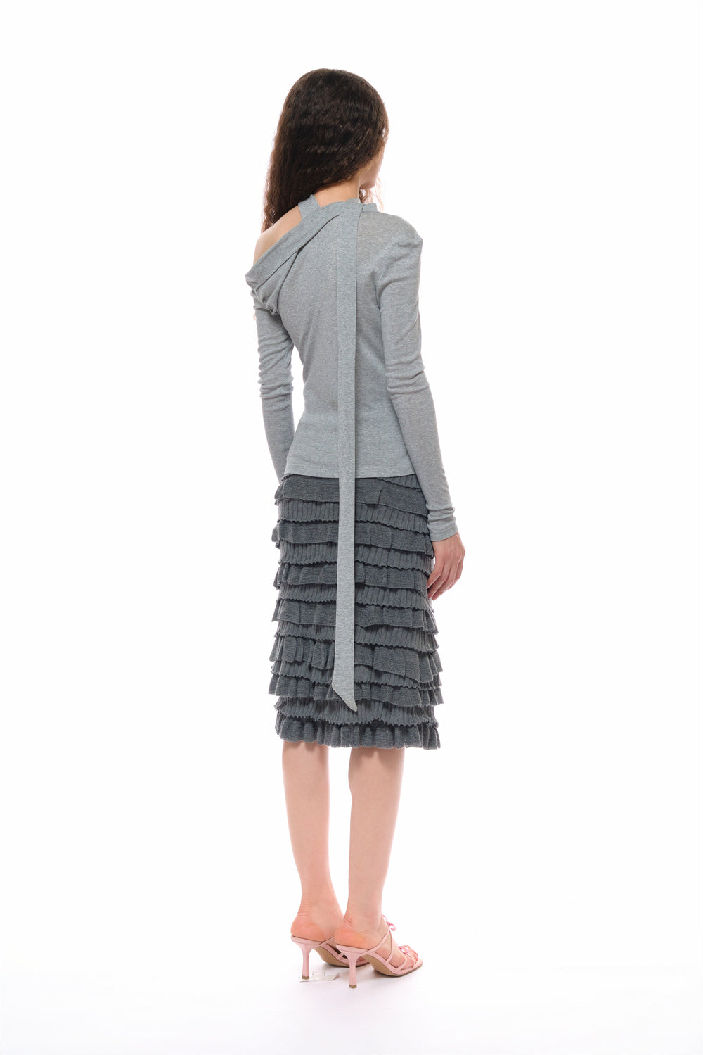 Zee Knit Top in Gray