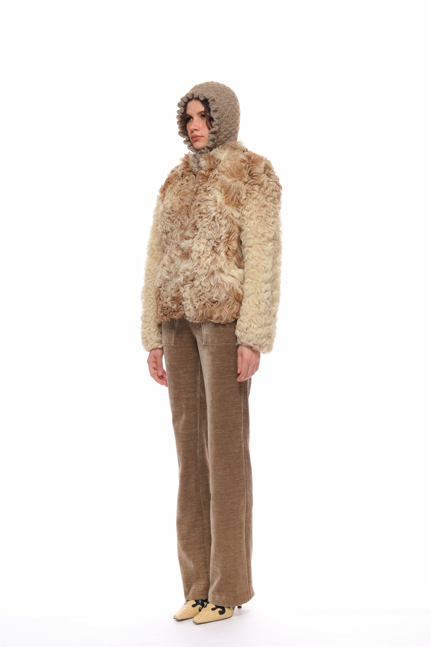 Susmandyie Spain Tigrado Lamb Fur coat