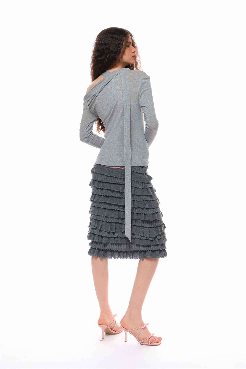 Zee Knit Top in Gray