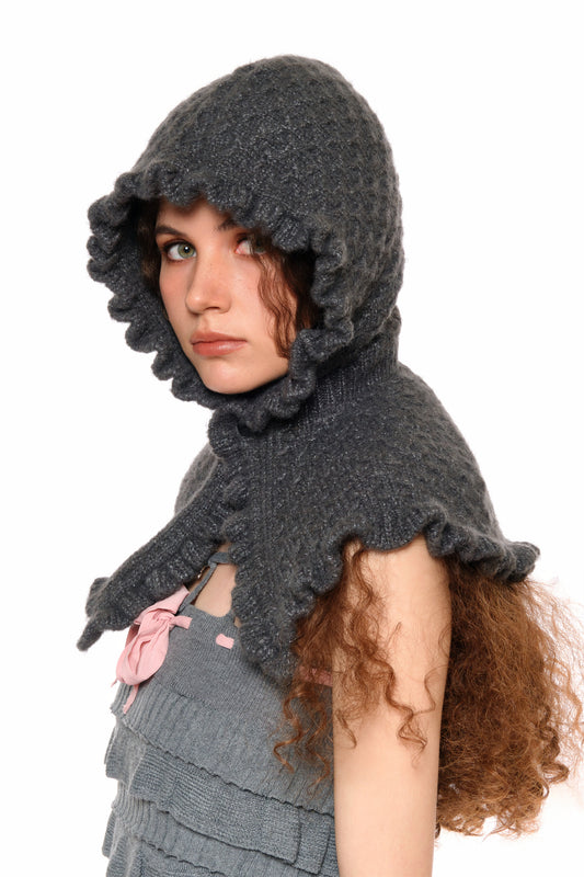 Sage Balaclava Hat in Gray