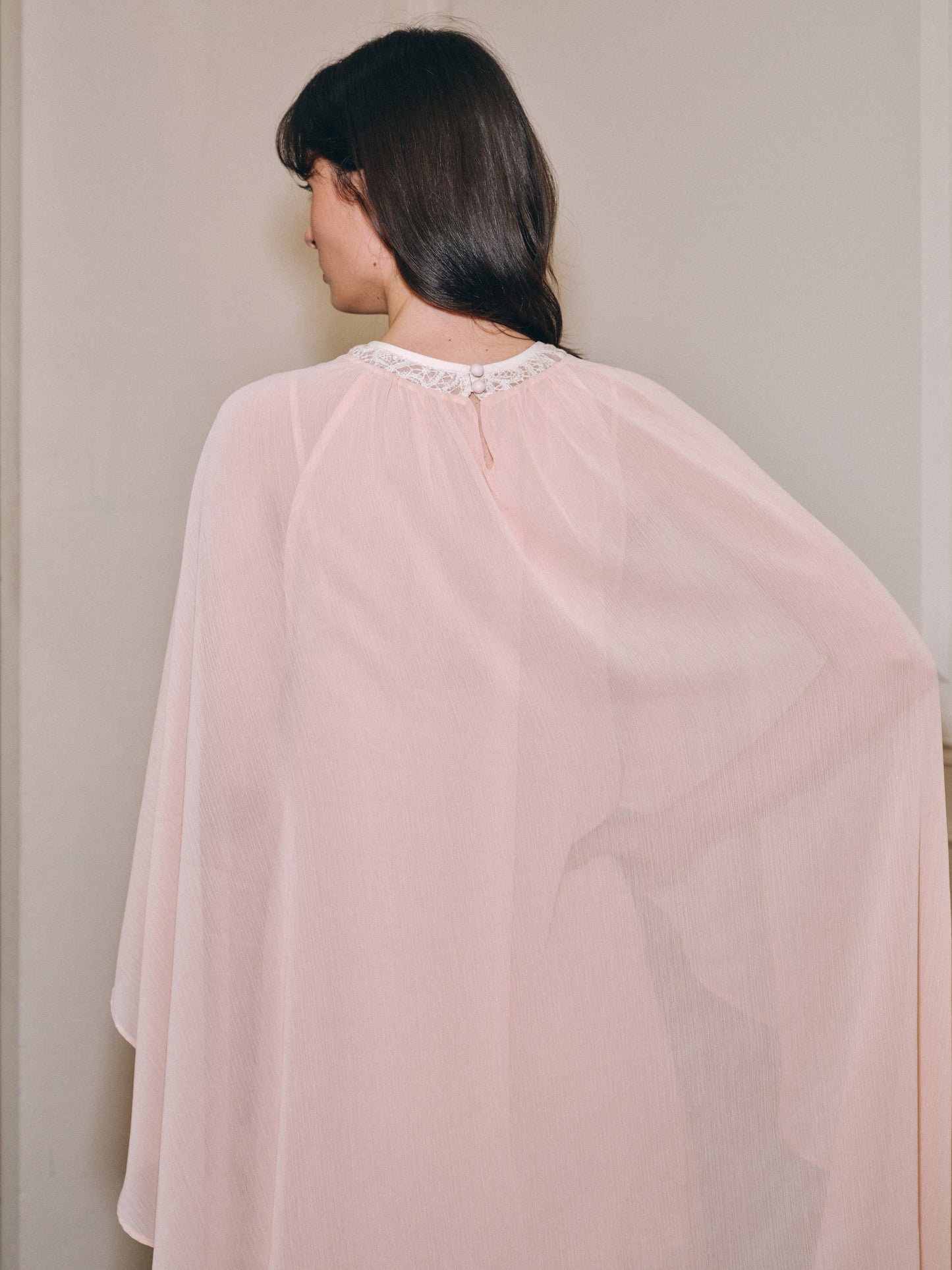 Elowen Air Cape Mini Dress