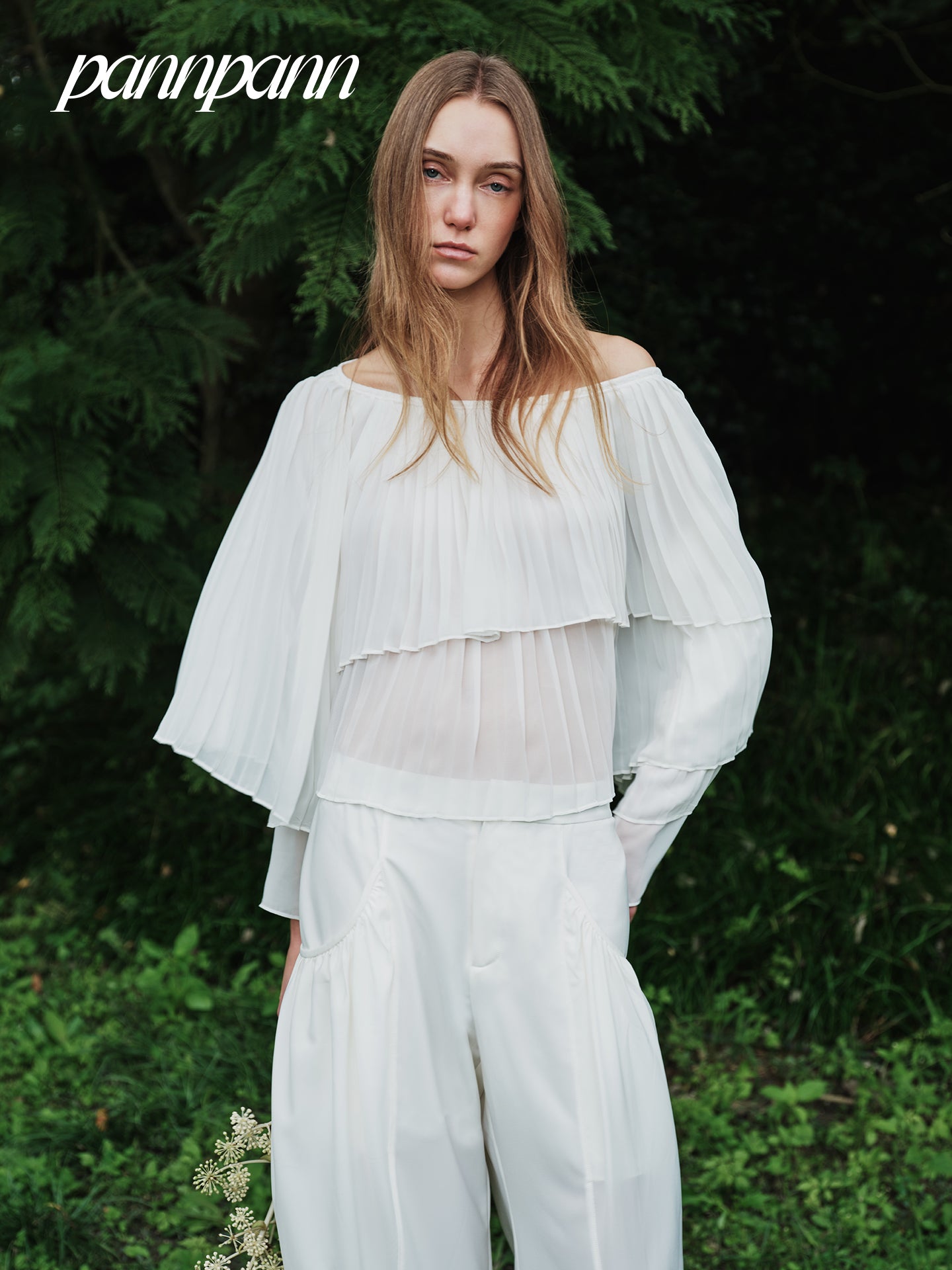 Eve Pleated Cape Top