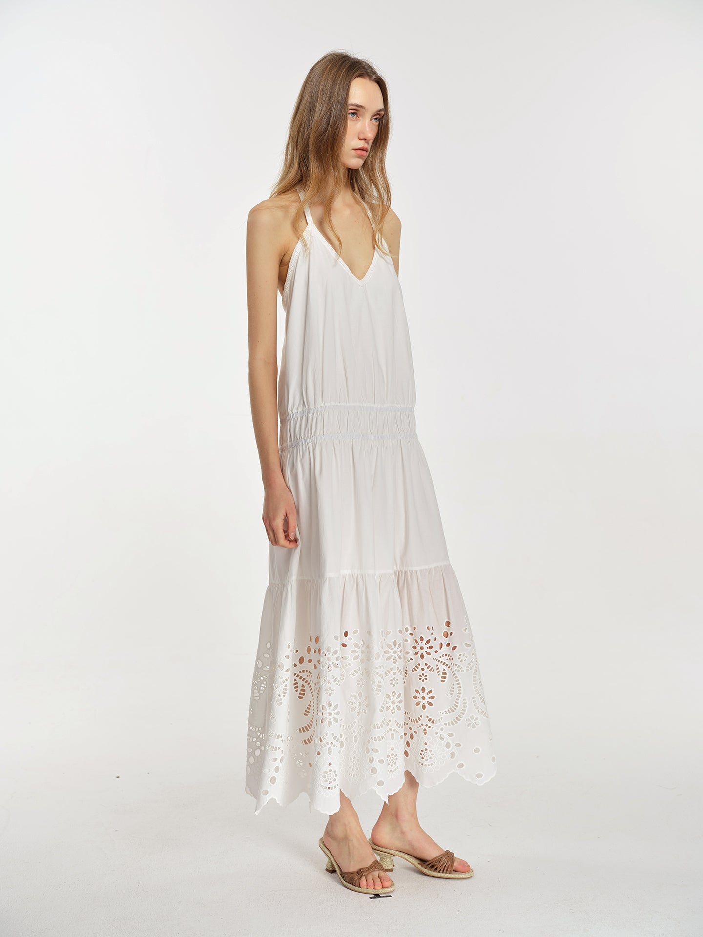 Aurelia Eyelet Maxi Dress