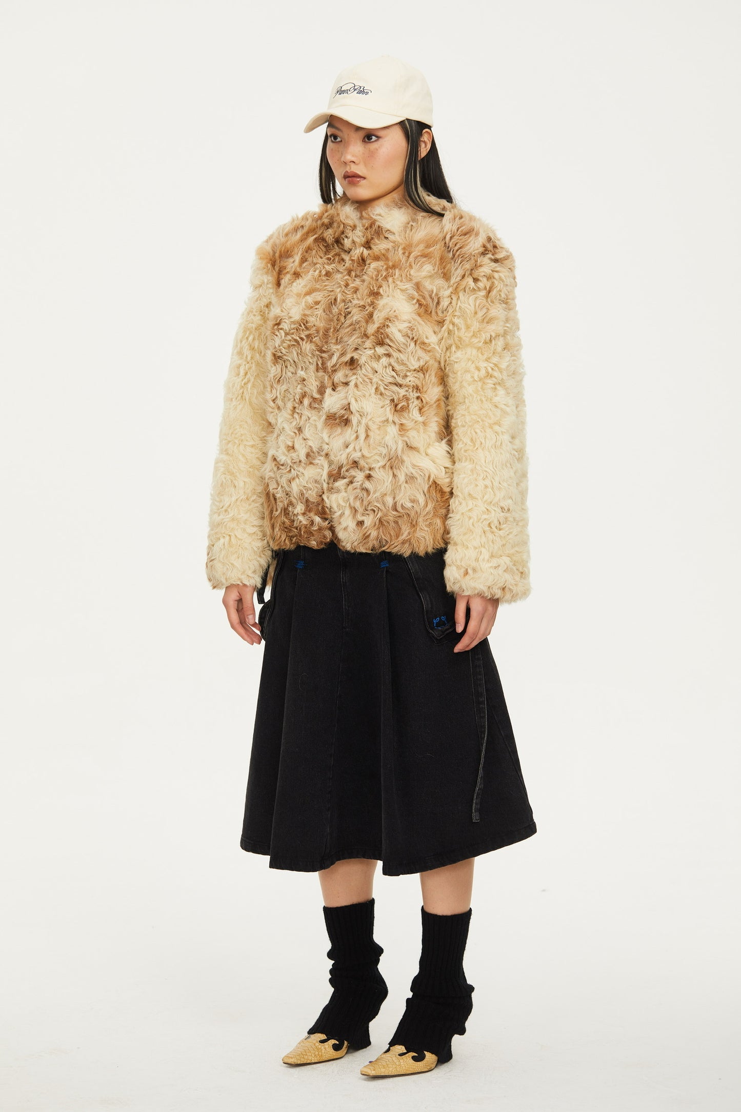 Susmandyie Spain Tigrado Lamb Fur coat