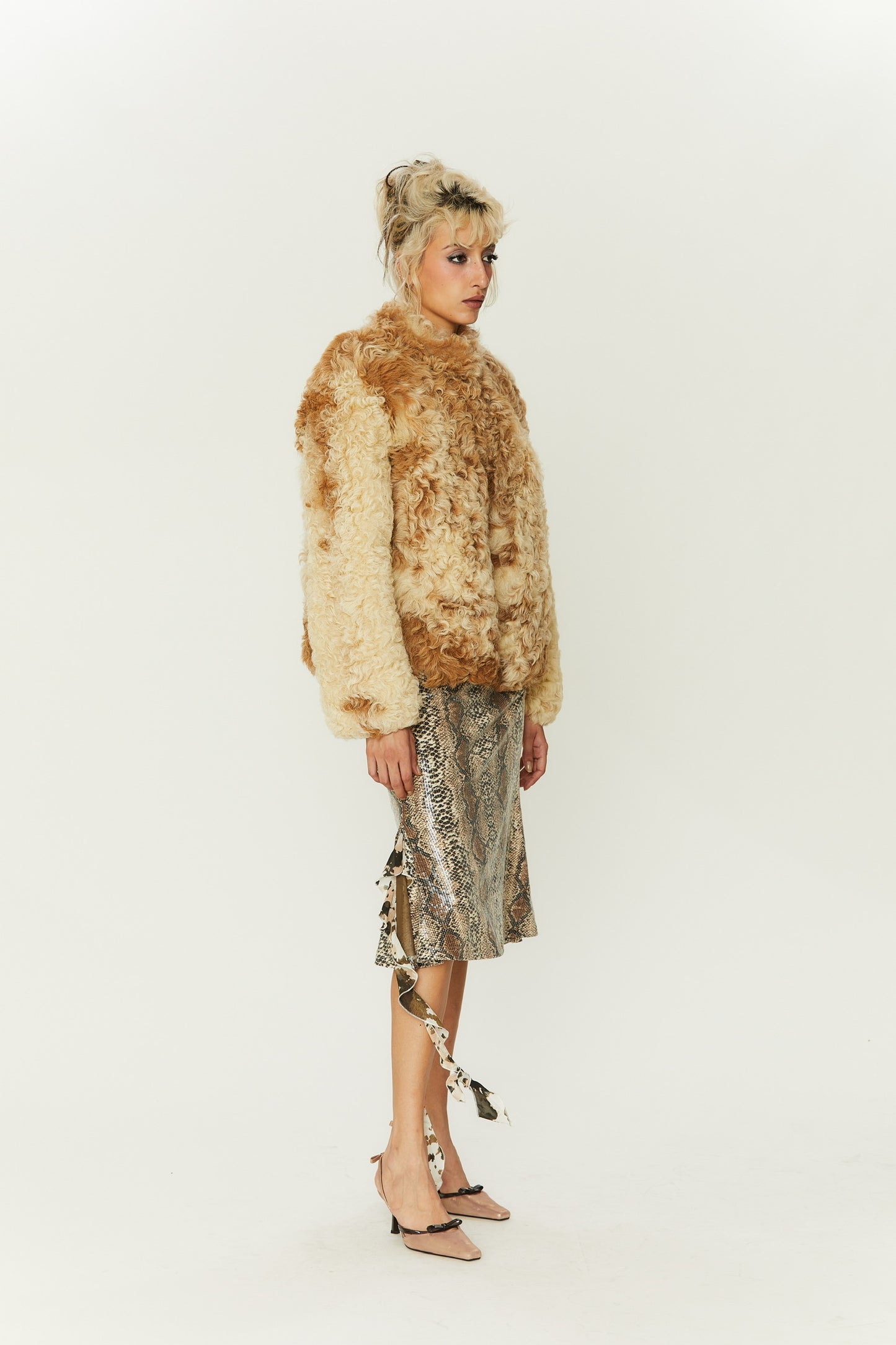 Susmandyie Spain Tigrado Lamb Fur coat
