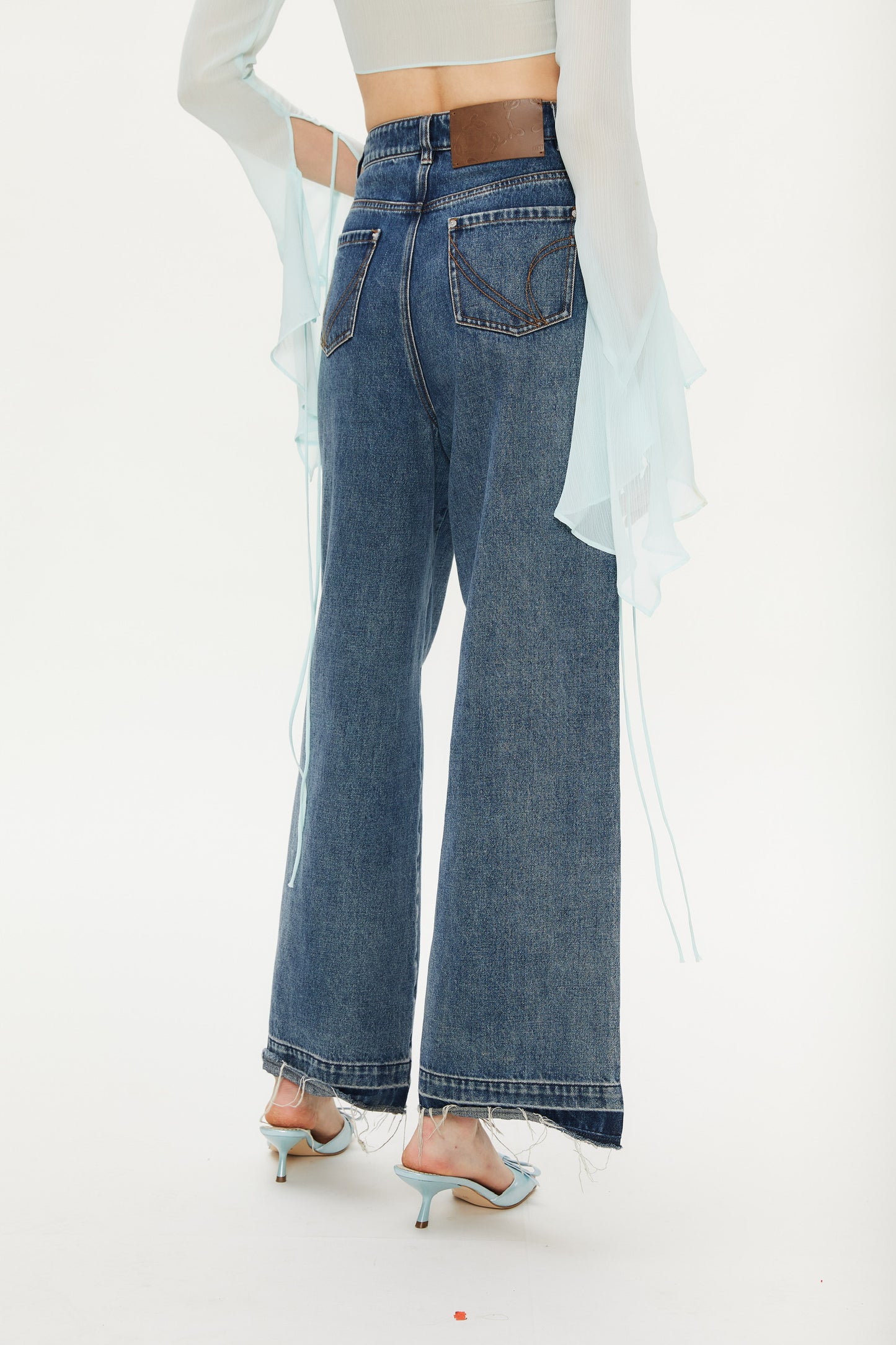 Fiona frayed jeans