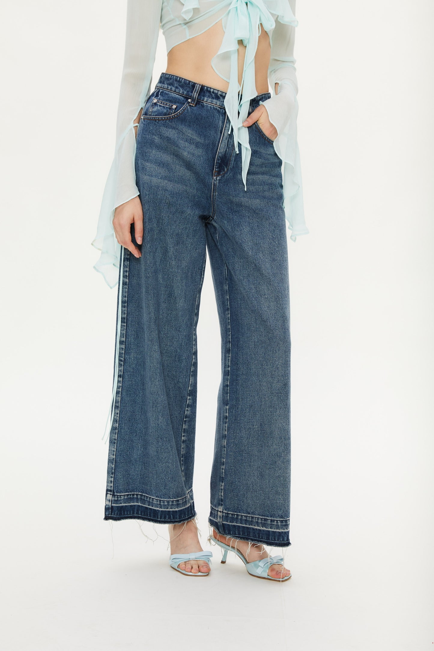 Fiona frayed jeans