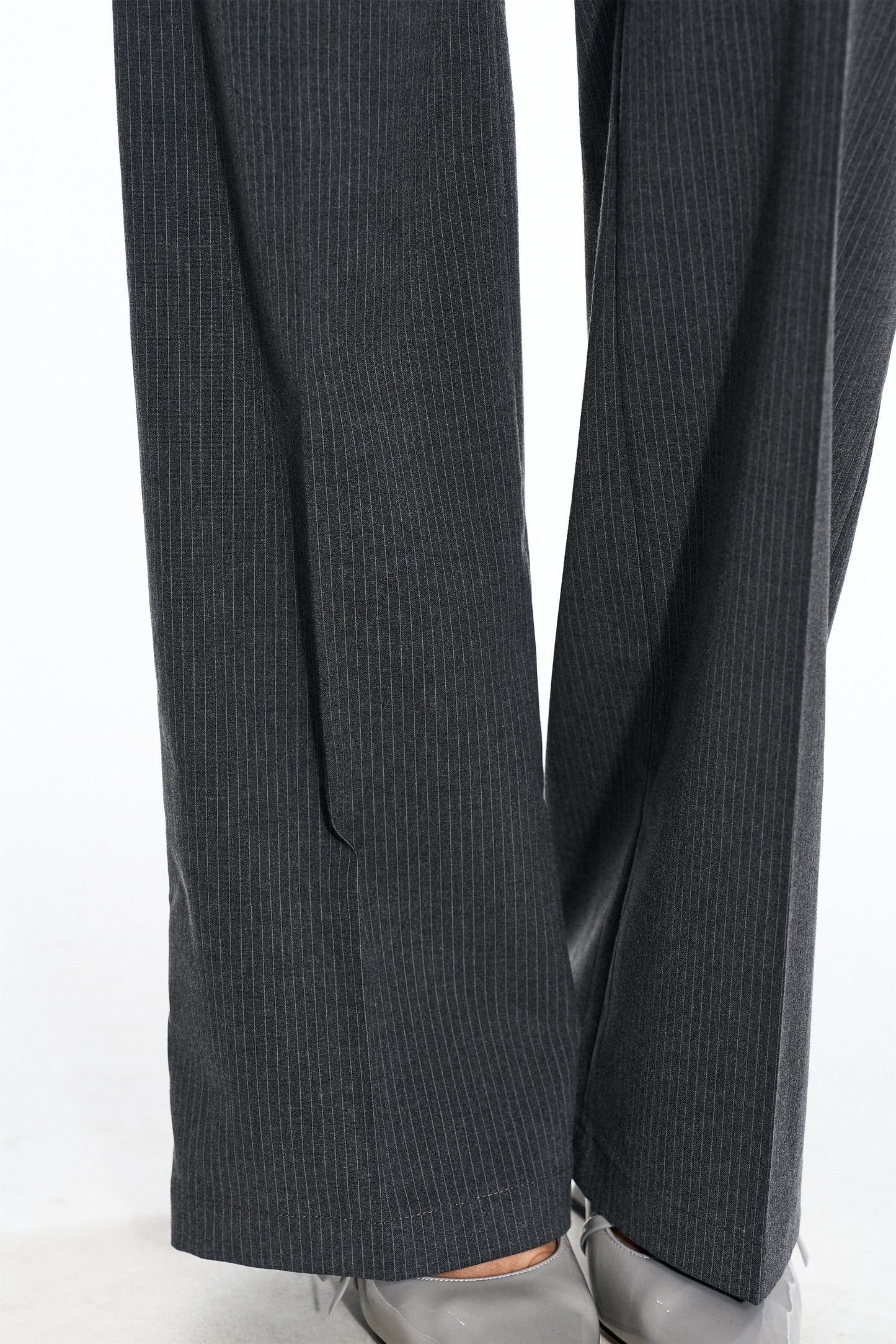 Helen Stripe Straight-Leg Trousers