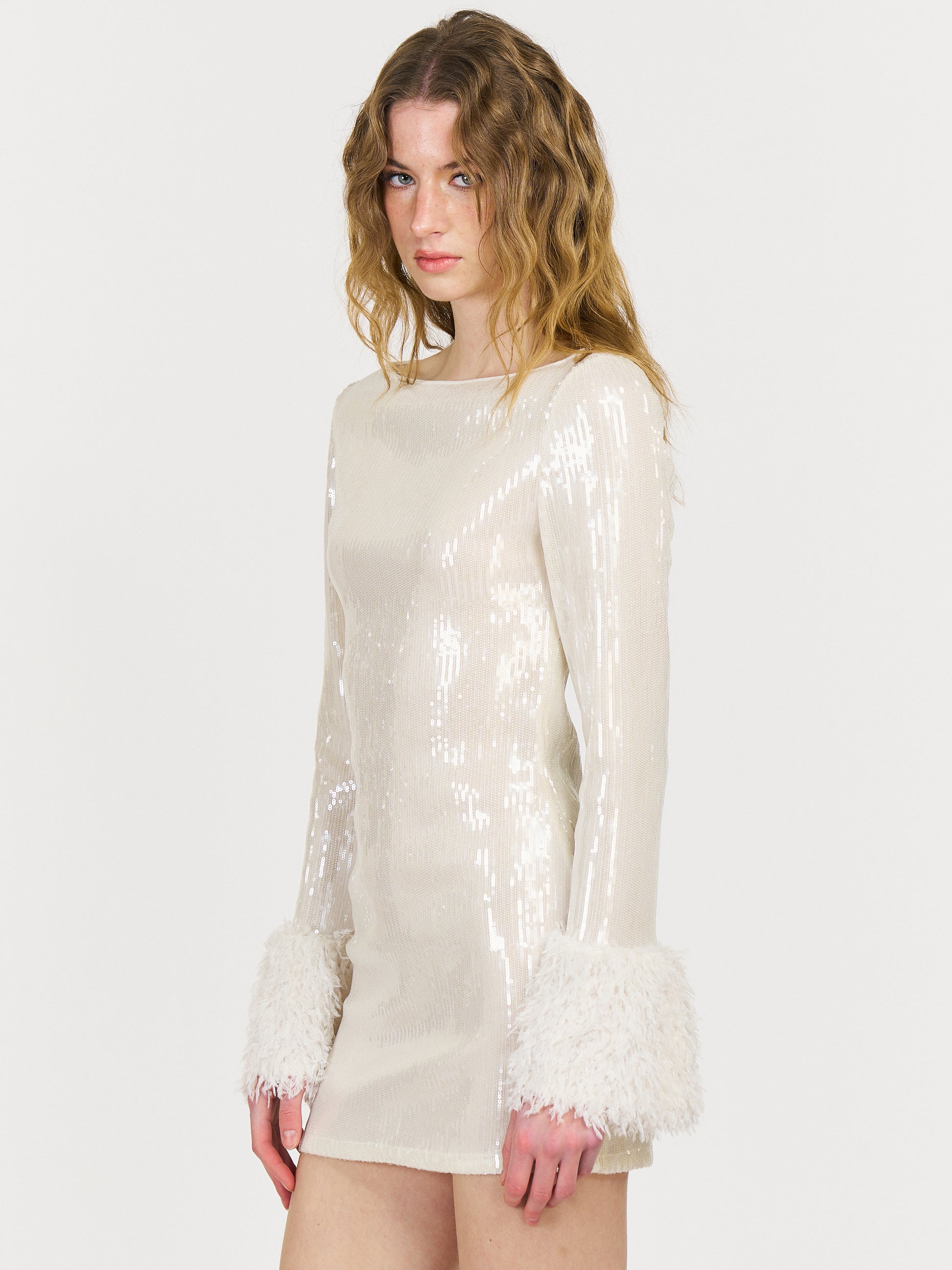 Sofia Sequin Backless Dress S Sofia Sequin Backless Dress S