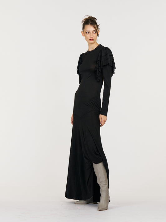 Mido Knit Glitter Long Dress