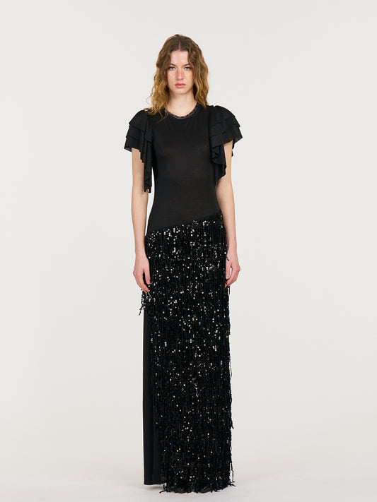 Holy Tassel Sequin Dress