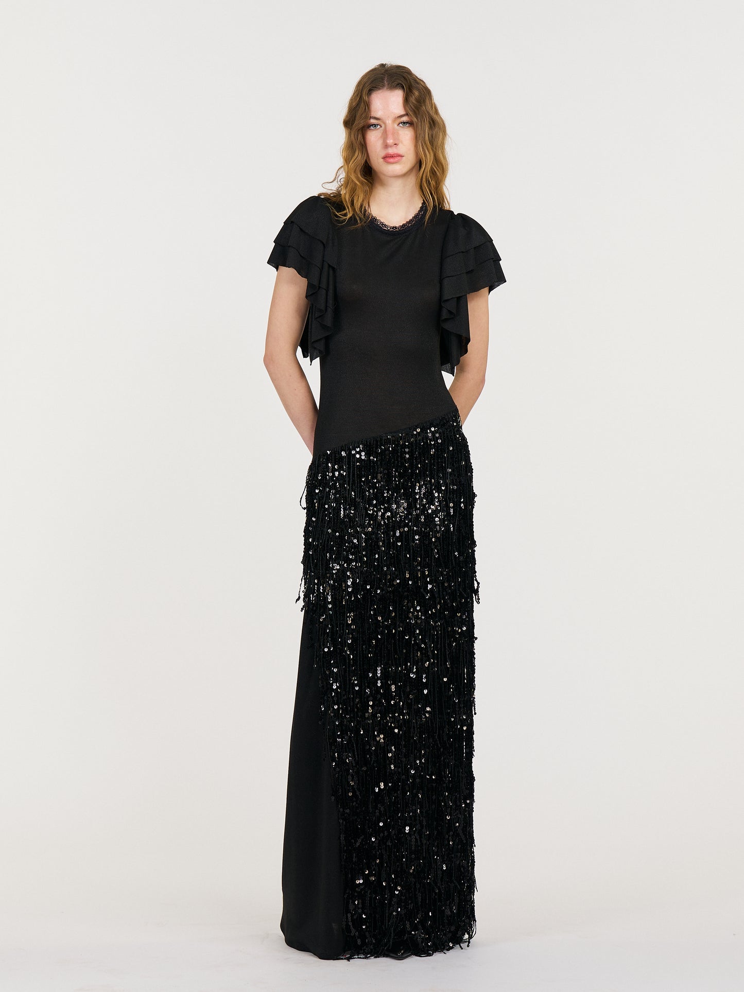 Holy Tassel Sequin Dress