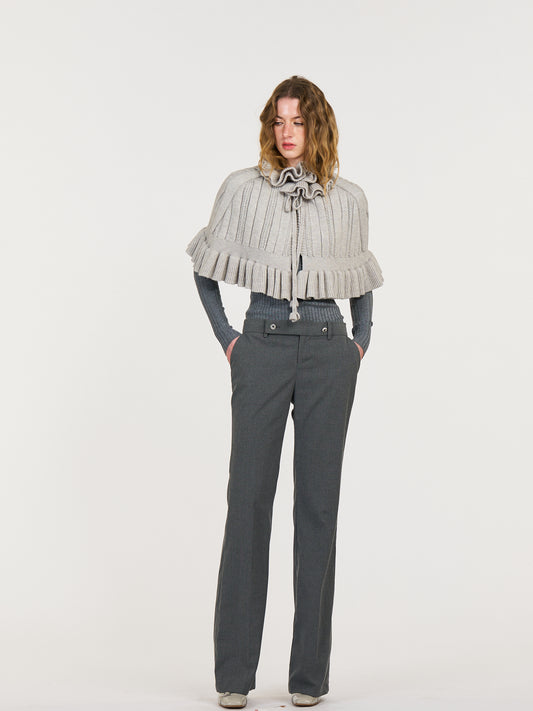 Helen Stripe Straight-Leg Trousers