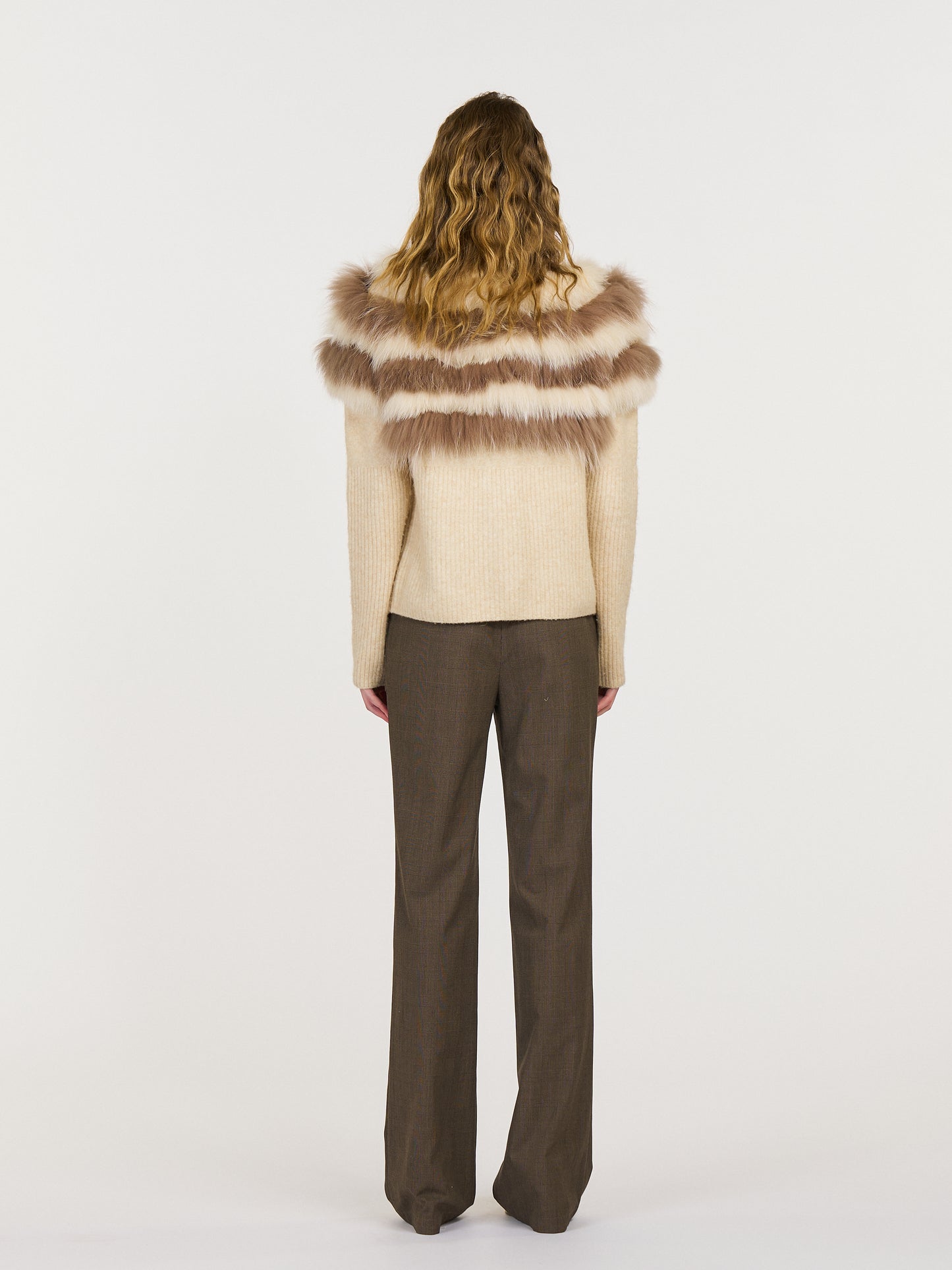 Gillian Knit Cardigan in Brown