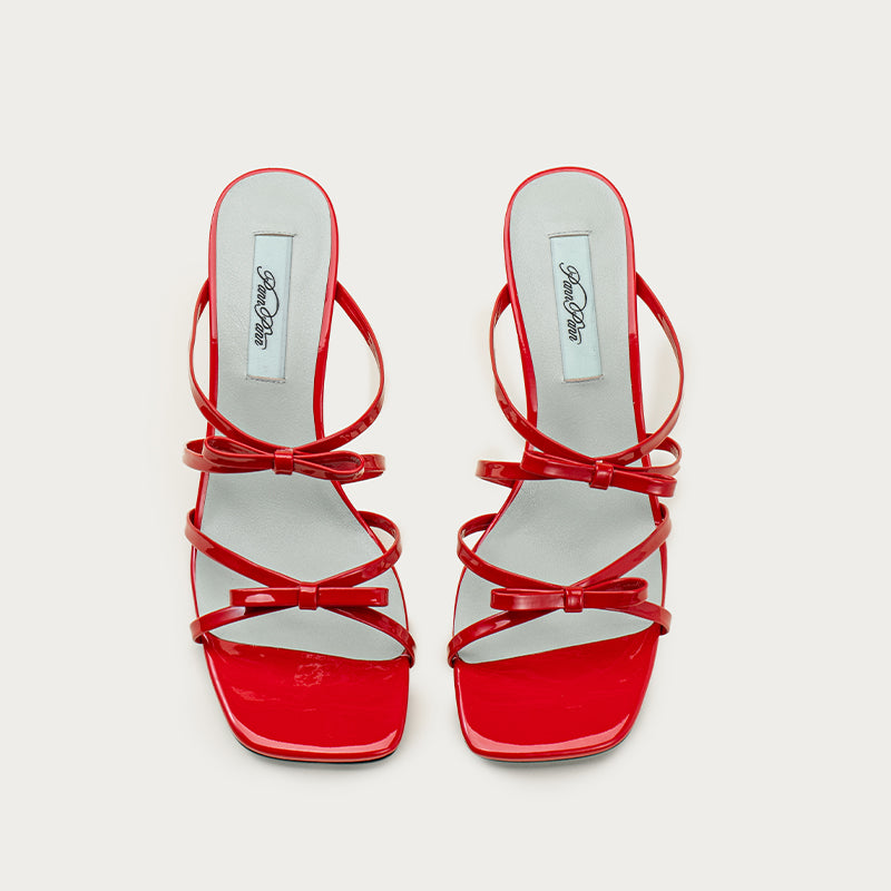 Stacy Sandals in Red