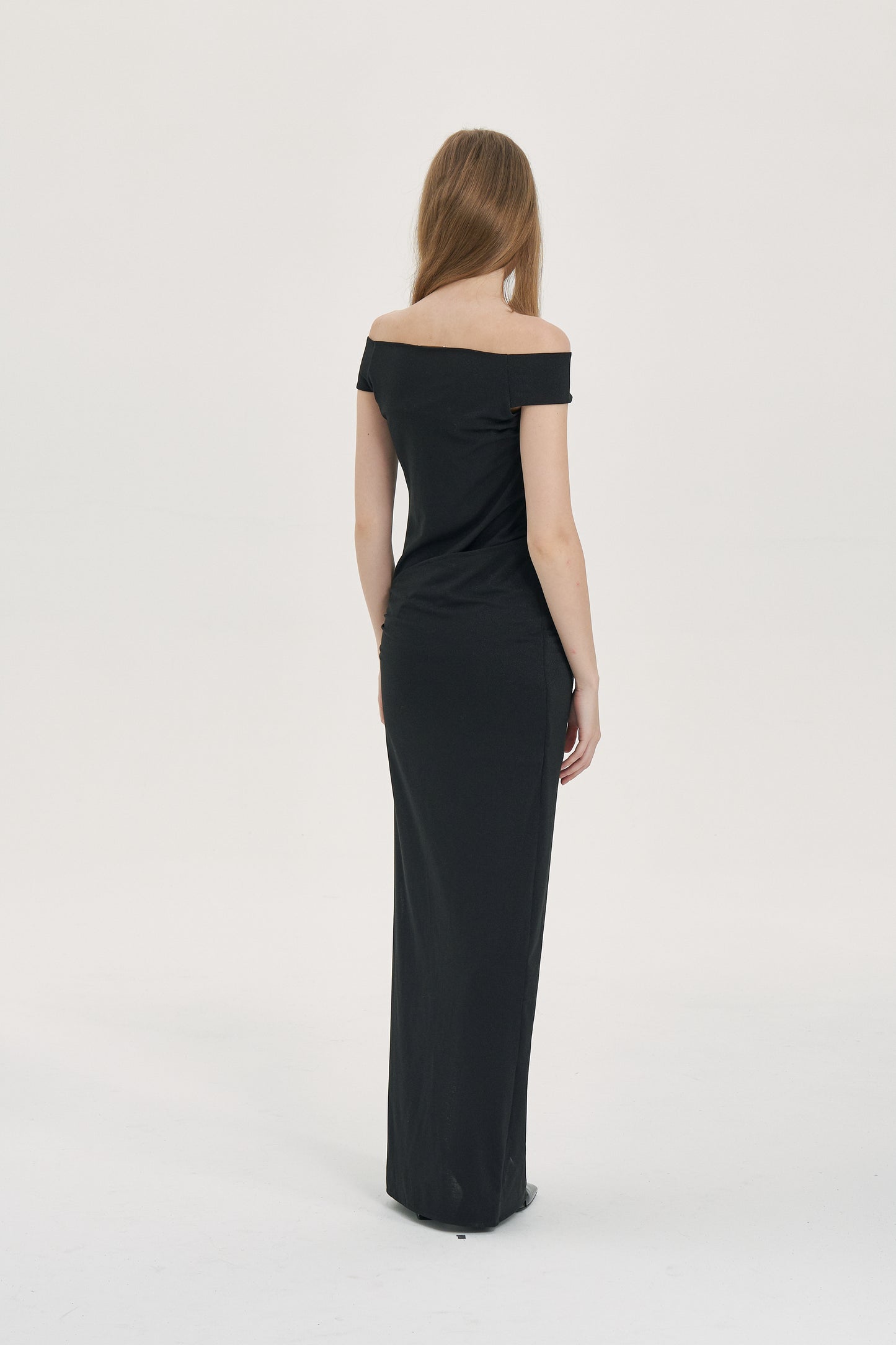 Basile Knit Maxi Dress-Starlit Black